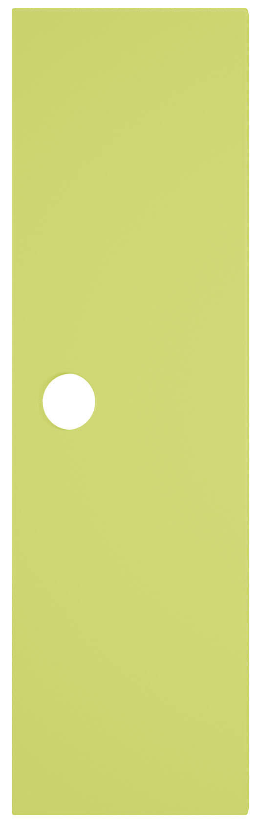 Tür für Garderobe Mariposa mit rundem Griffloch - grün