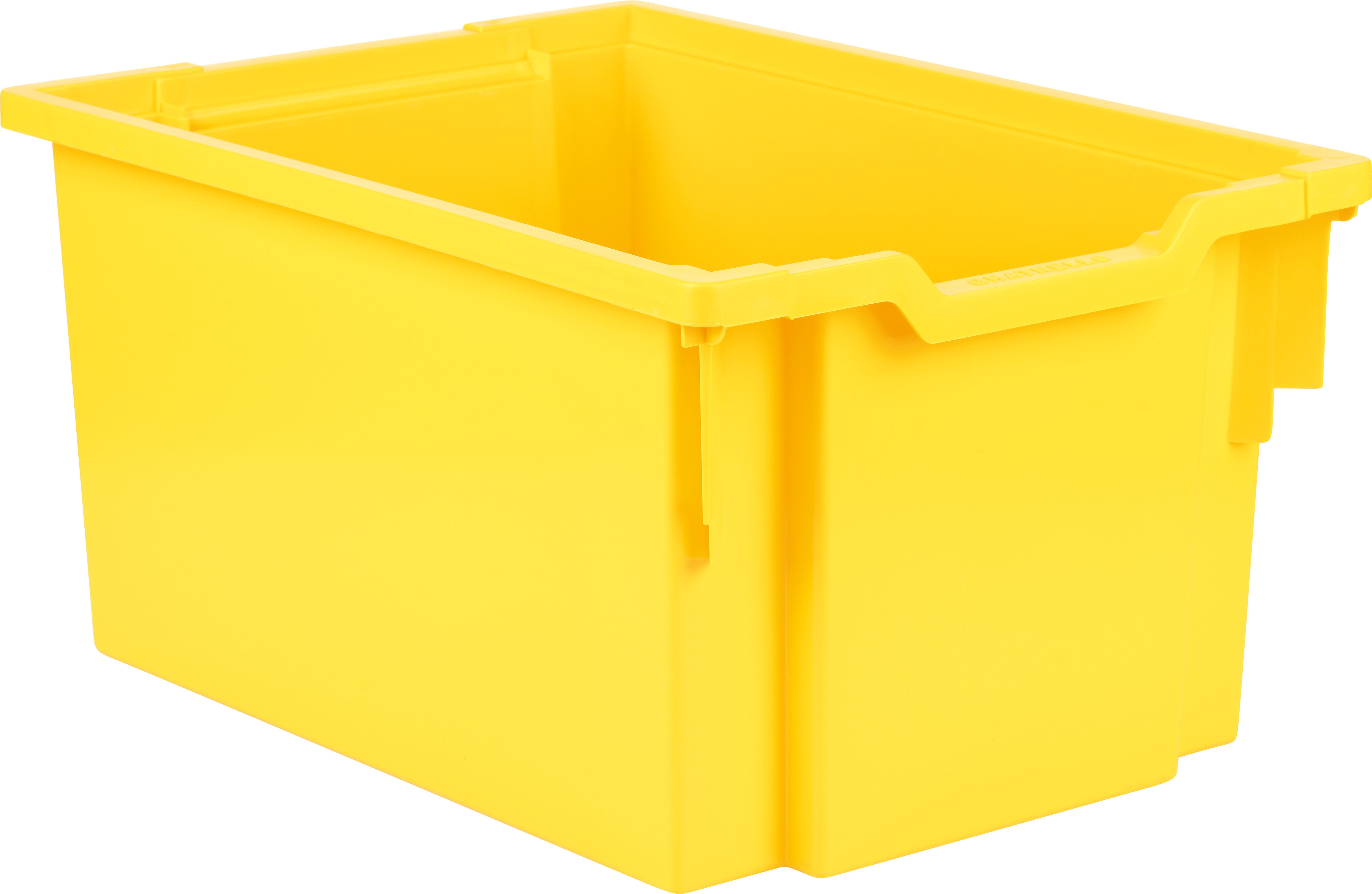 großer Schiebecontainer - gelb (Schienen inkl.)