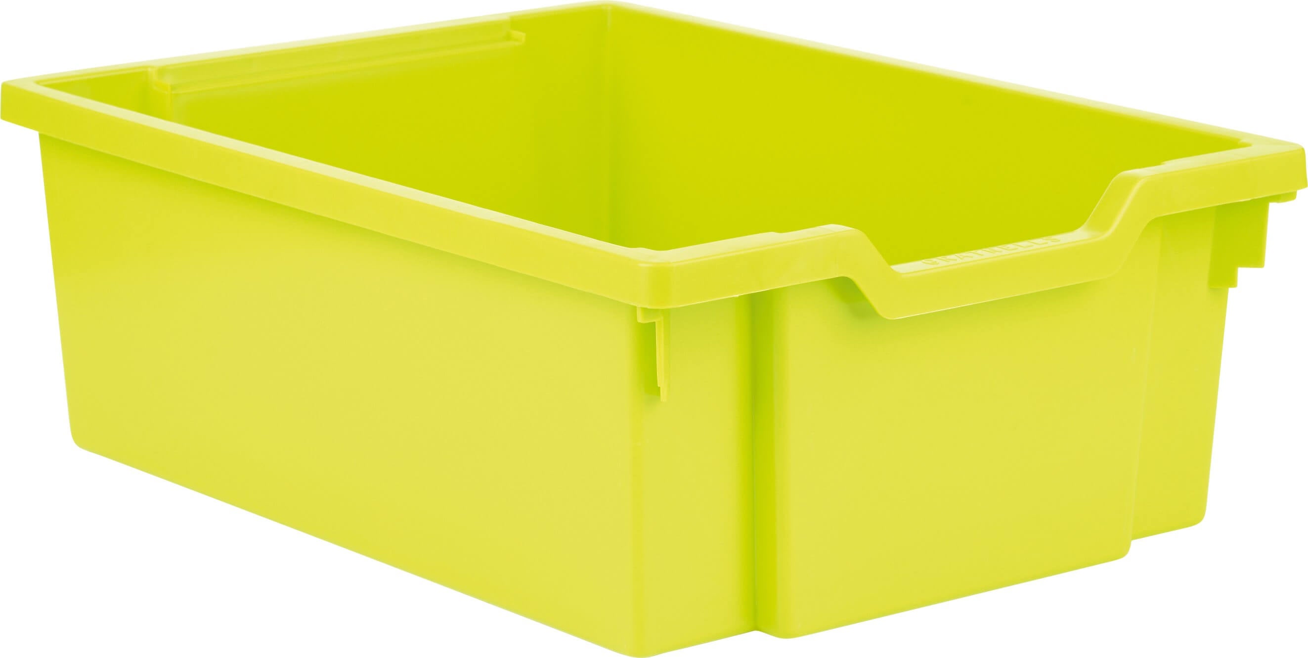 mittlerer Schiebecontainer - limette (Schienen inkl.)