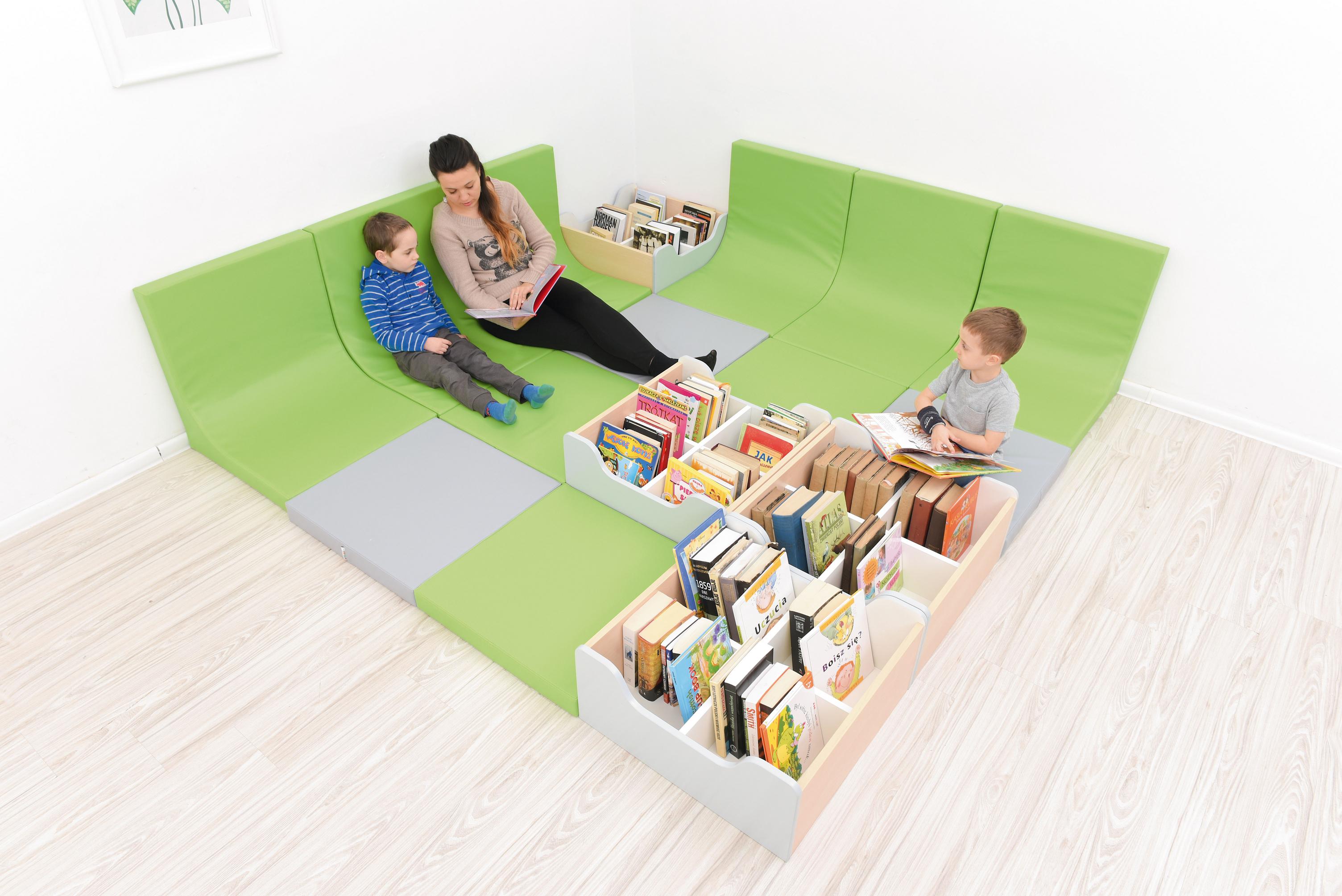 Quadro Leseecke – Deine Leselandschaft in 74 Farben - Produkt wird im Kindergarten oder Schule genutzt.