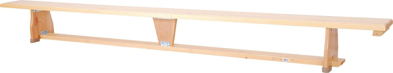 Turnbank 3 m aus Holz für Kitas und Schulen.