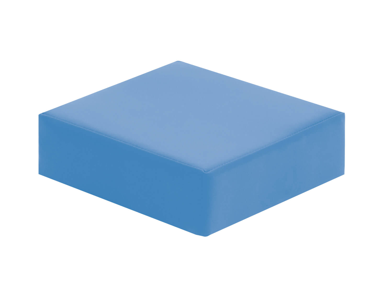 Vierkantig zitkussen, lichtblauw