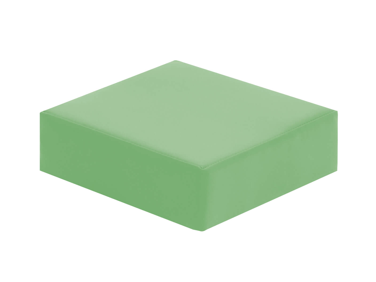 Vierkantig zitkussen, lichtgroen