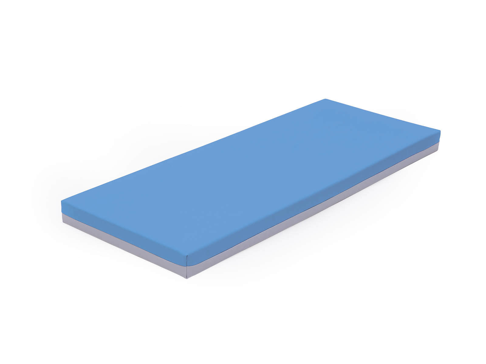 Coussin pour transat 140x55cm, bleu/gris