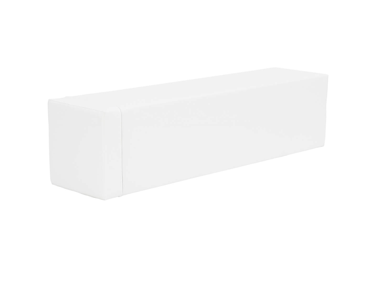 Element aus Schaumstoff - langer Quader, weiß