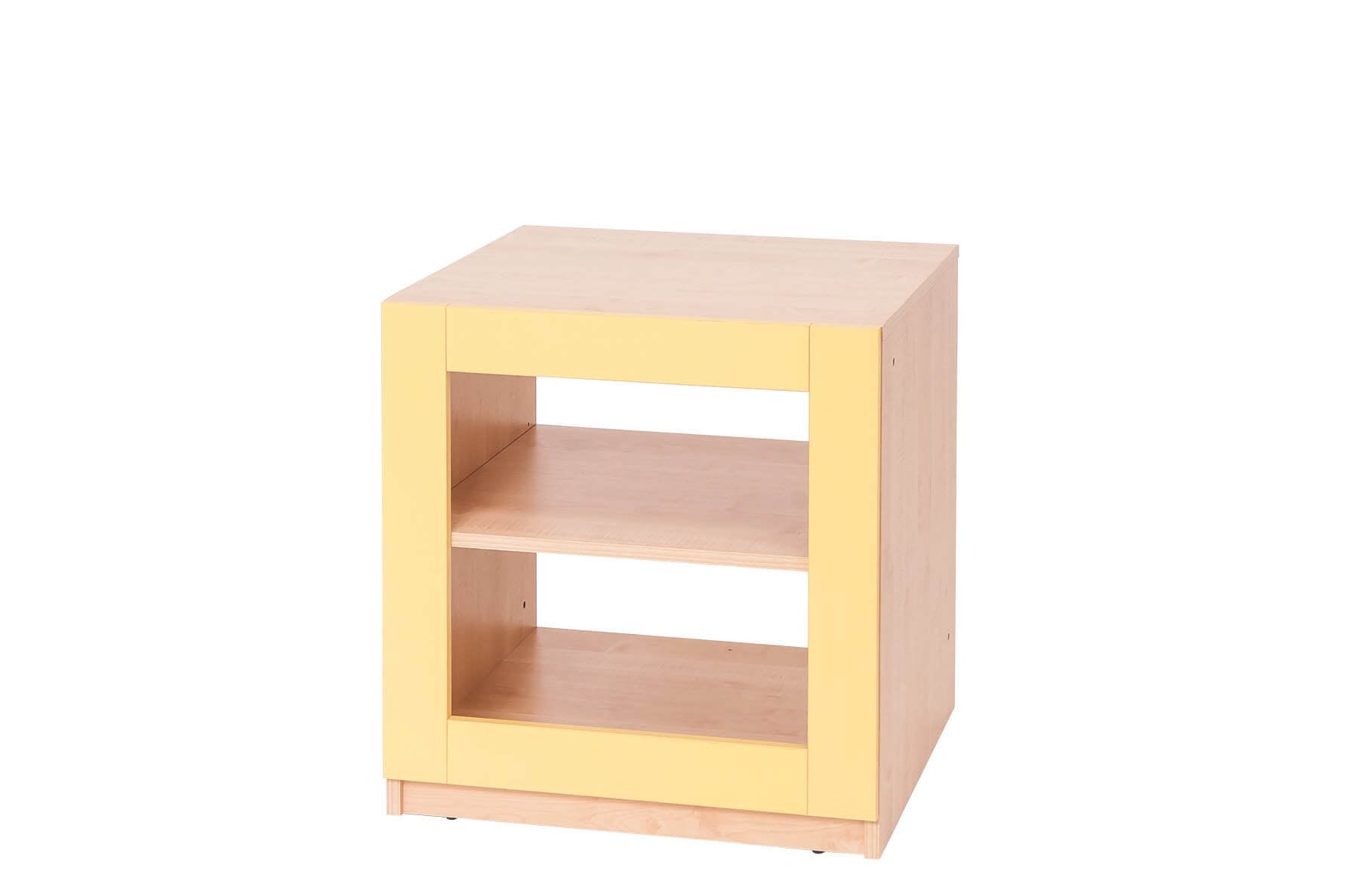 Klein geel rek - Kamer scheidingswand huisjes serie