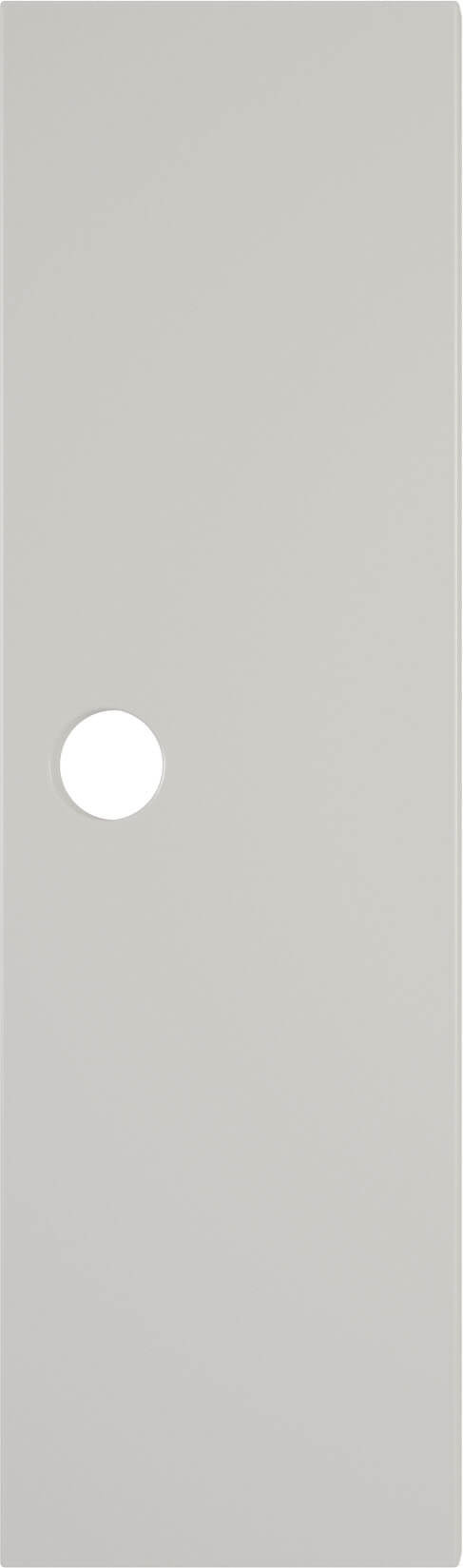 Deur voor garderobe Mariposa met rond handvatgat - grijs