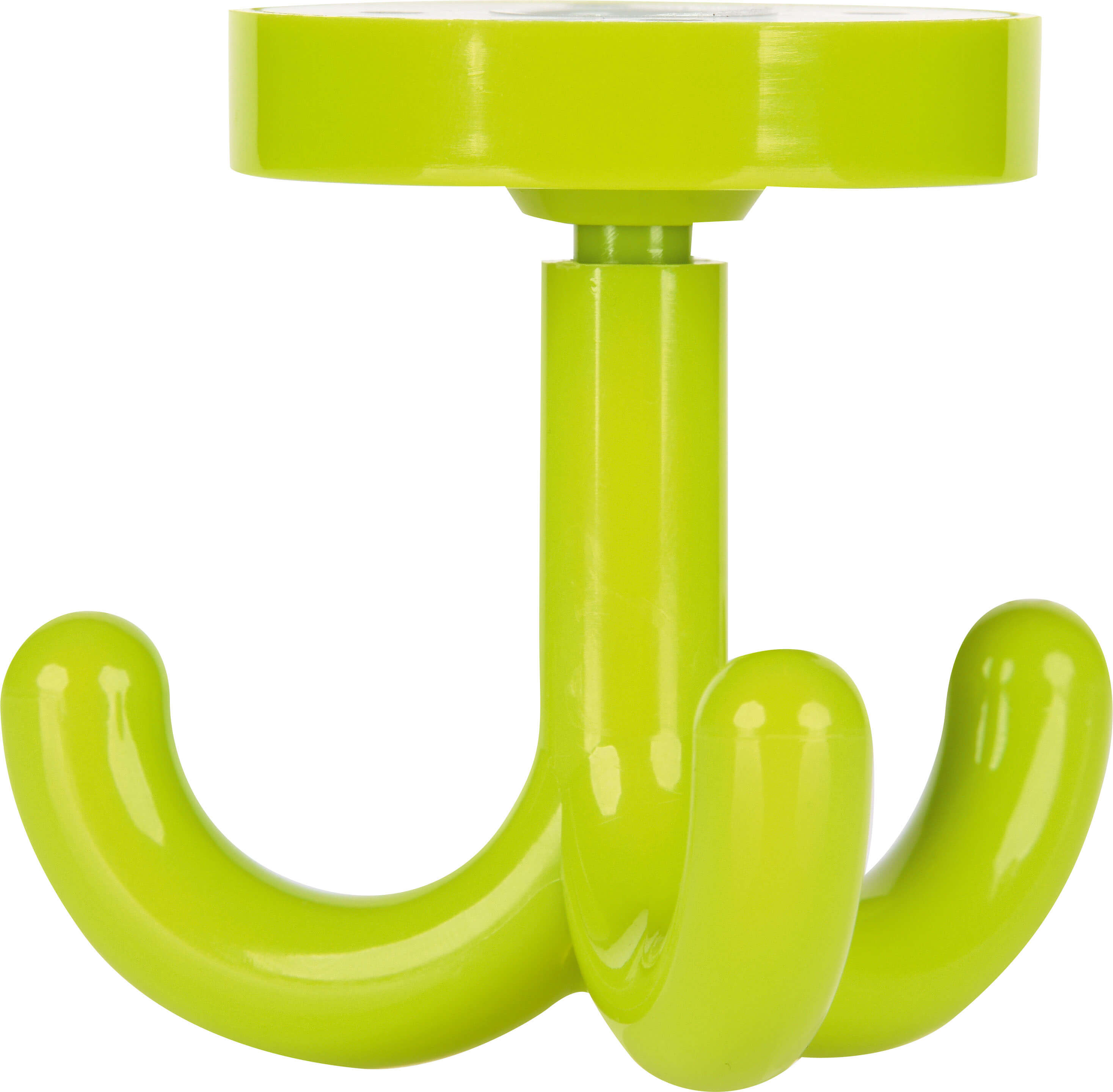 Dreifach-Haken aus Kunststoff hellgrün