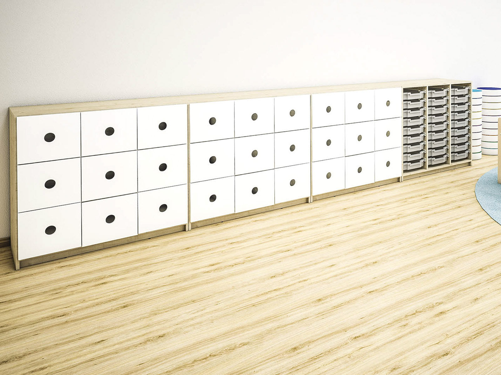 Konfigurierbare Schränke Türen/Schubladen/Container - FERIA-Serie