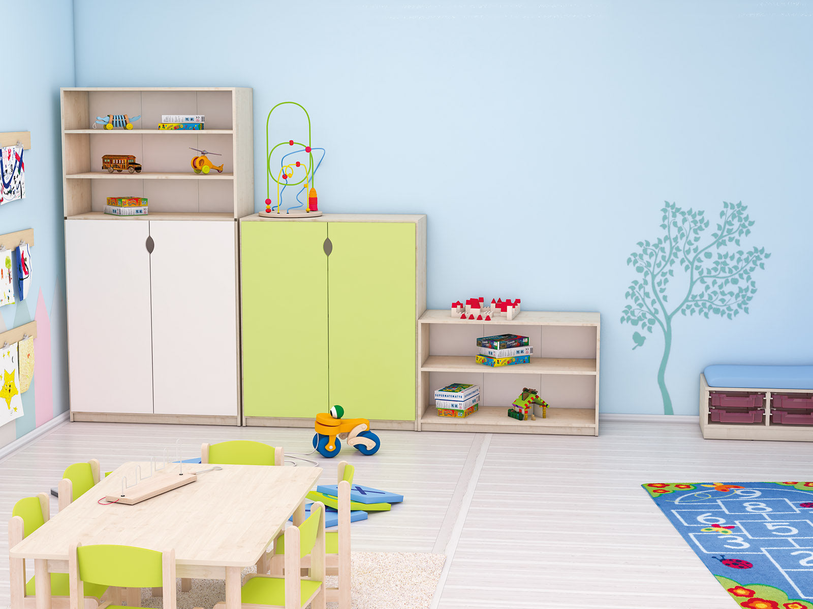 Konfigurierbare Schränke Türen/Schubladen/Container - FERIA-Serie