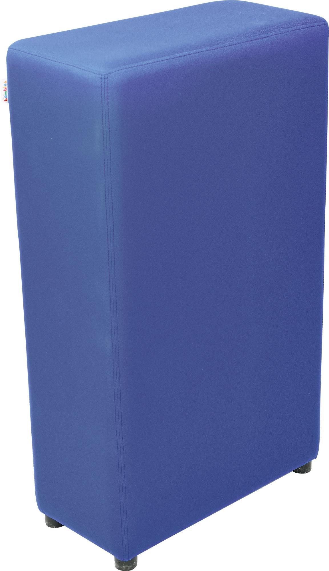 Modul Blocks maxi Lehne blau – Loungemöbel für Schule & Büro