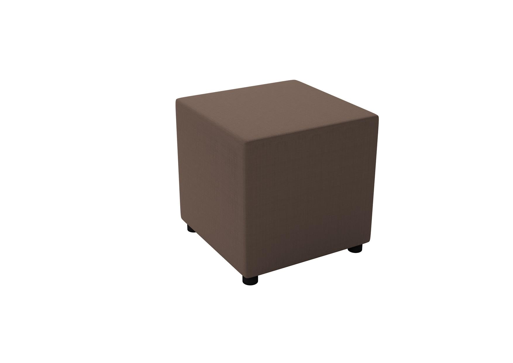 Brauner Inflamea Hocker H41 cm, Sitzhocker H41 cm mit Gleitern
