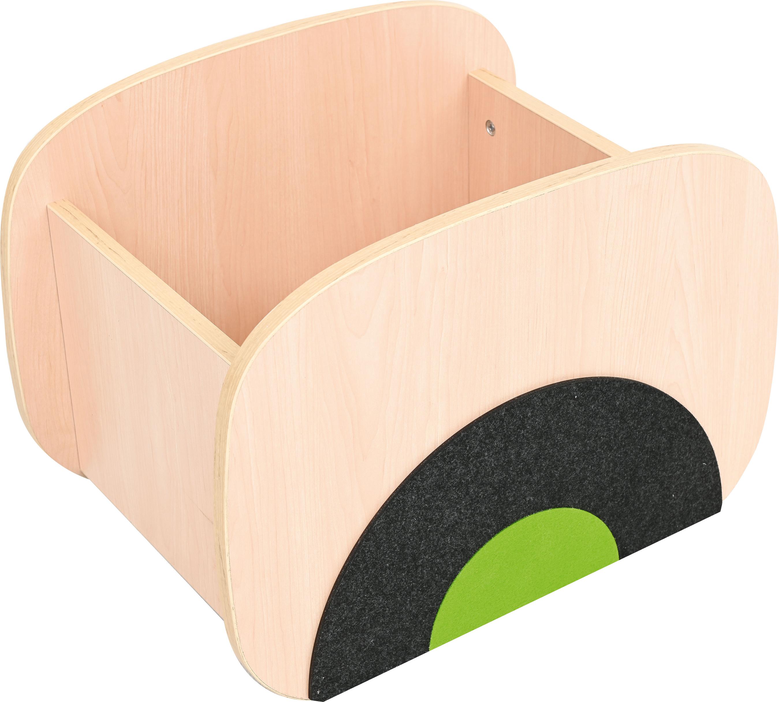 Flora Rollcontainer für Bücher – Praktisch, Mobil & Stilvoll - Produkt wird im Kindergarten oder Schule genutzt.