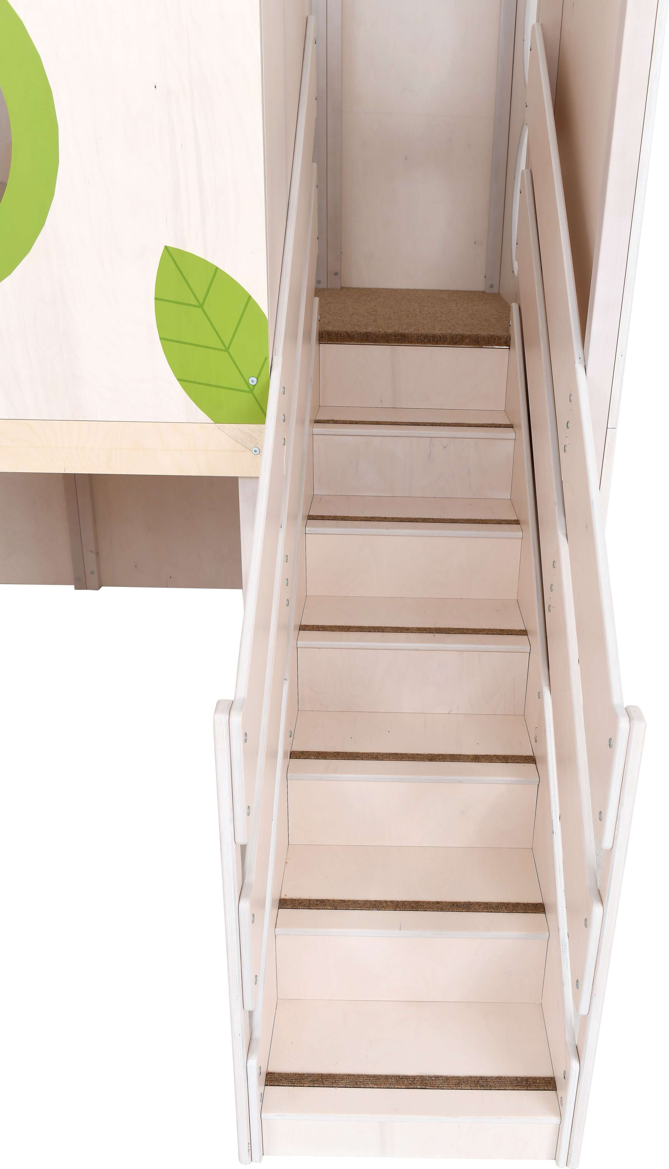 Hochebene Flora für Kindergarten Detailansicht Treppe