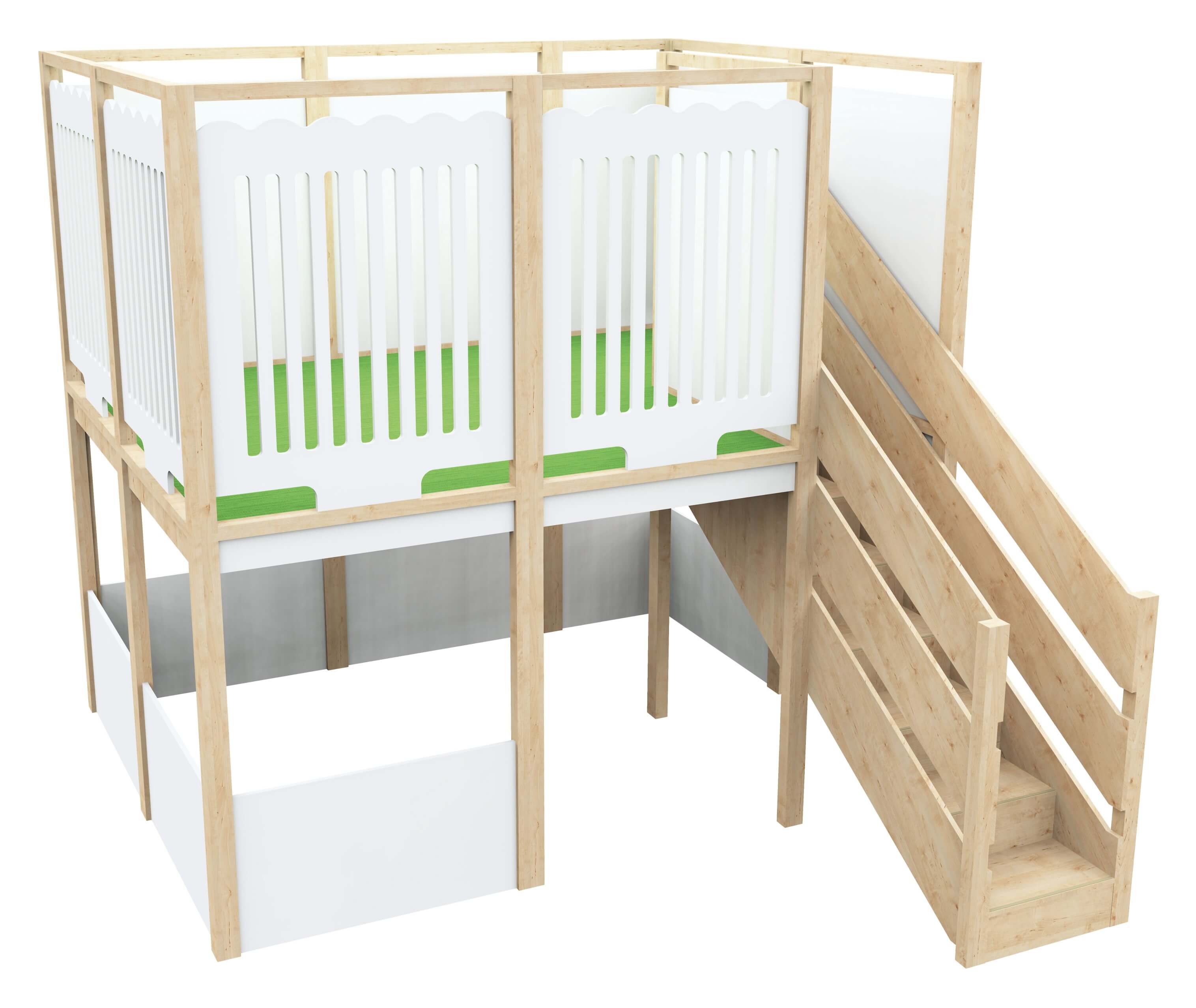 Hochebene Max 1 für Kindergarten von vorne links