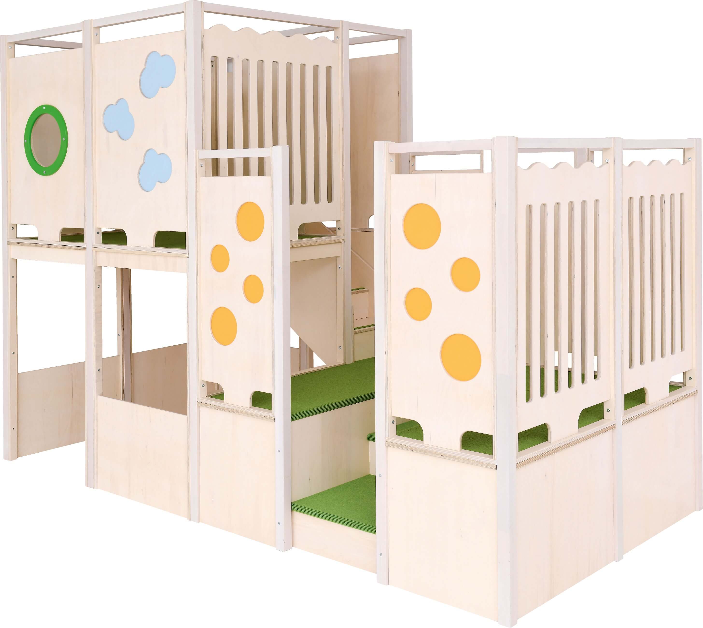 Kindergarten Hochebene Bianca Ansicht von vorne rechts