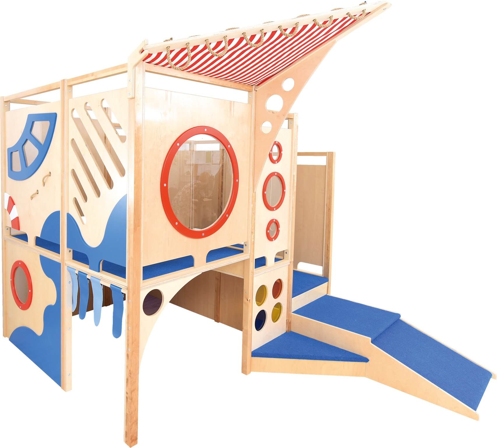 Kindergarten Spielburg Neptun Ansicht vorne links