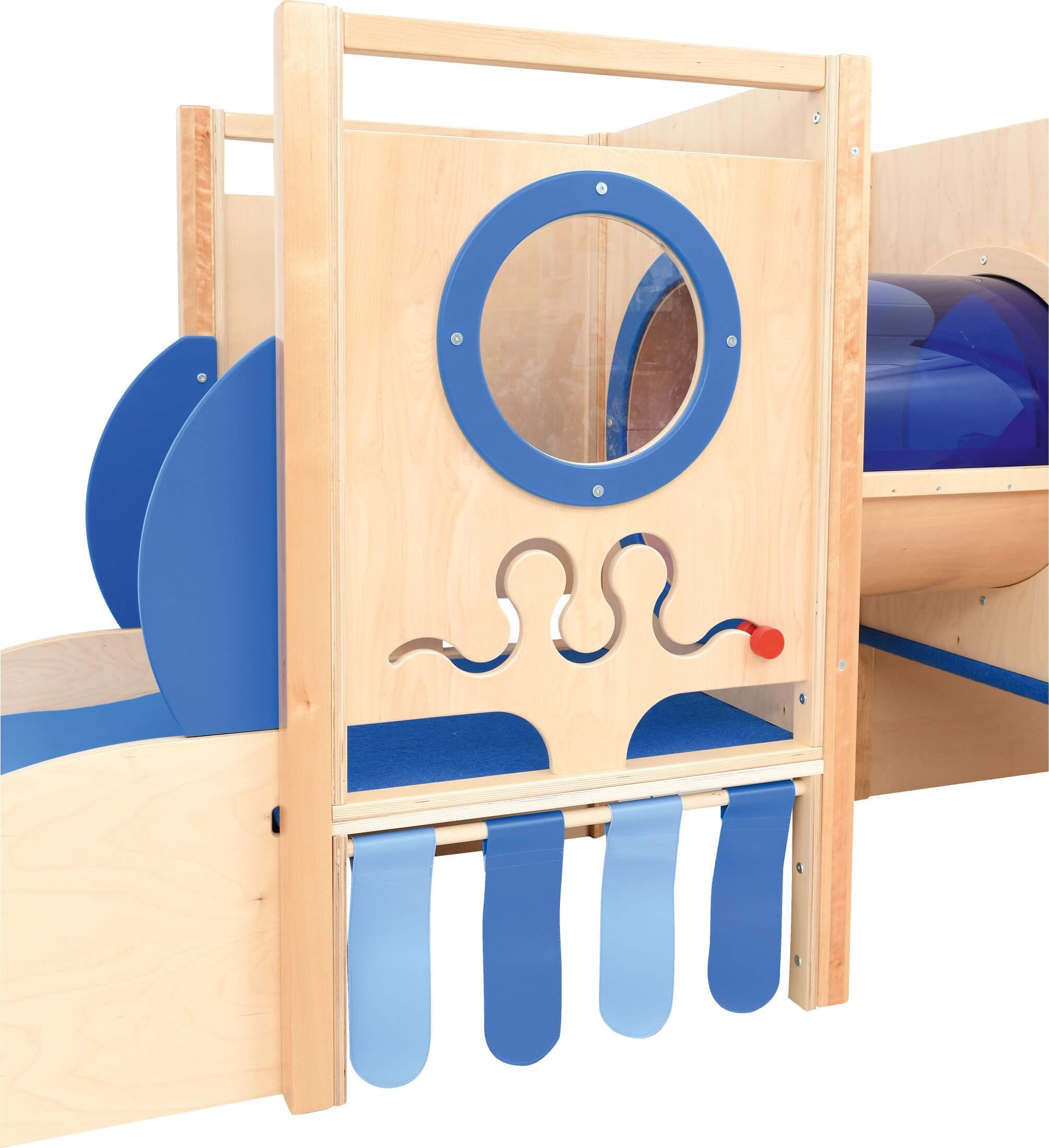 Kindergarten und Krippen Spielpodest U-Boot 3 von links