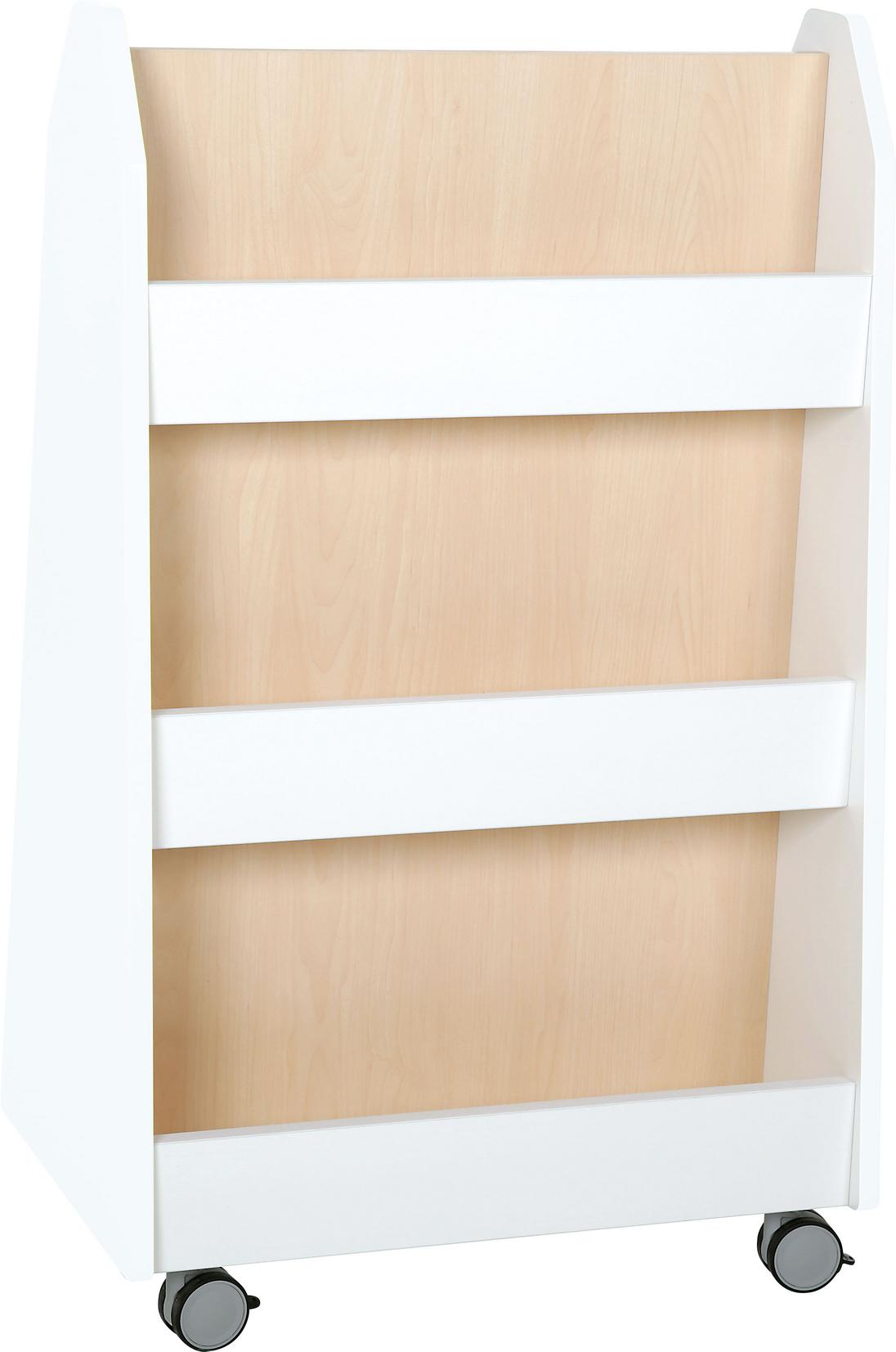 Quadro - Zweiseitiges Bücherregal in vielen Farben - Produkt wird im Kindergarten oder Schule genutzt.