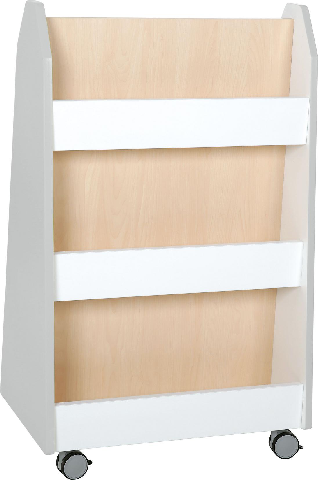 Quadro - Zweiseitiges Bücherregal in vielen Farben - Produkt wird im Kindergarten oder Schule genutzt.