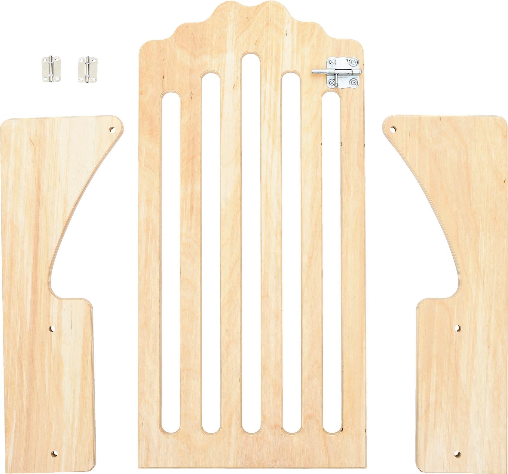 Tür für Treppe 099859 aus Birke mit Metallriegel