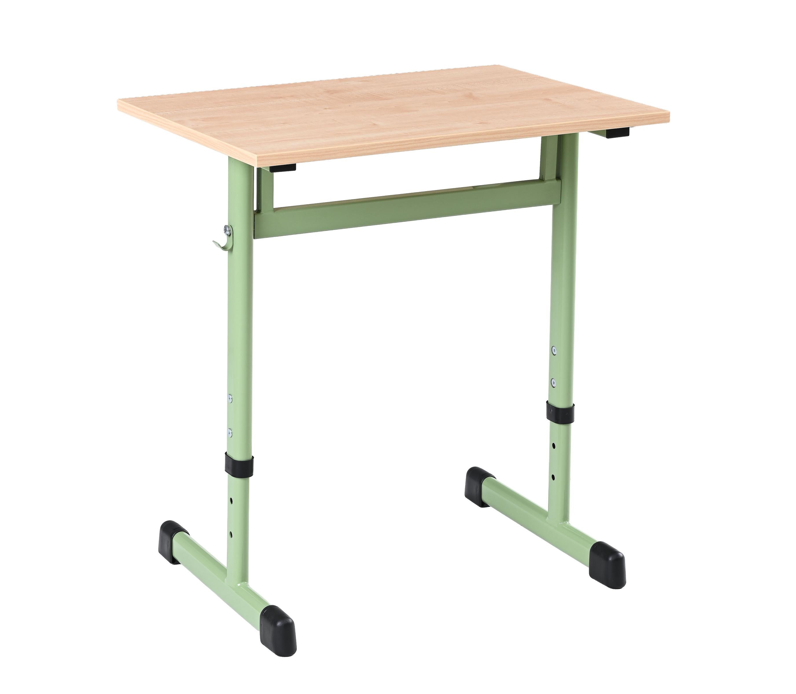 Einzeltisch höhenverstellbar in versch. Farben, stabiles T-Gestell.