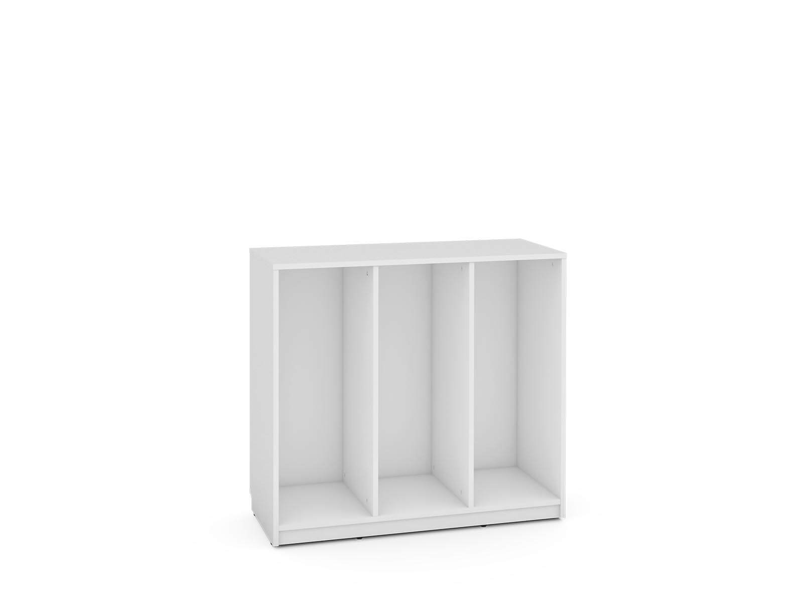 middelgrote eenheid voor opslag voor schuifcontainers, wit - Feria-serie