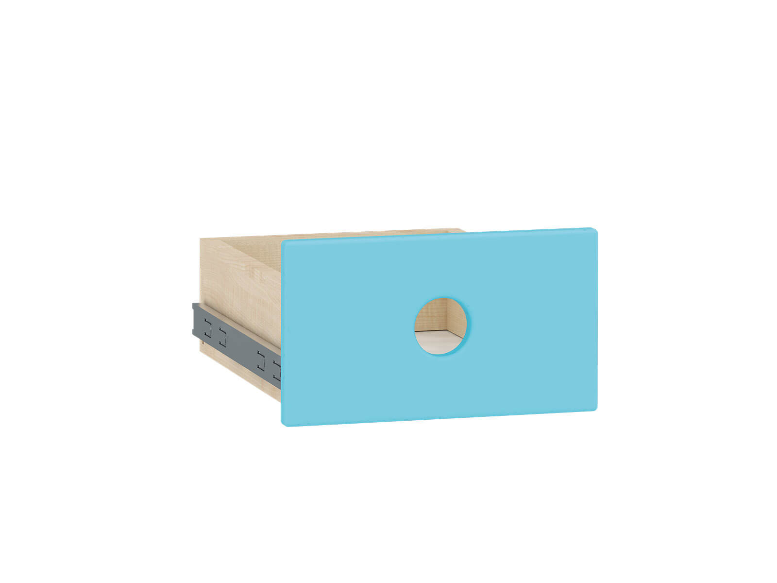 grote lade, lichtblauw - Feria-serie