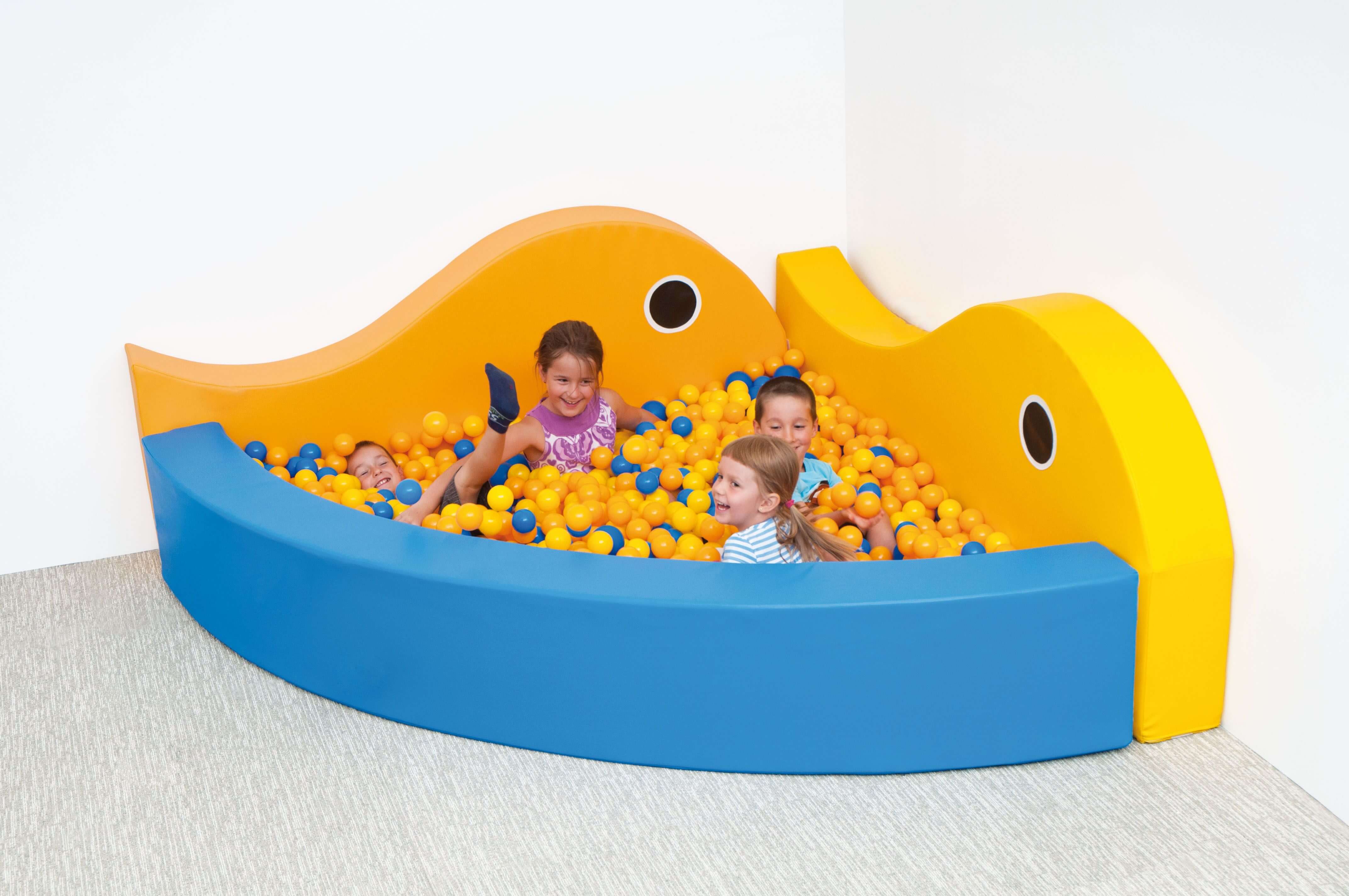 Ballenbad - Vissen 205x205, ballen optioneel