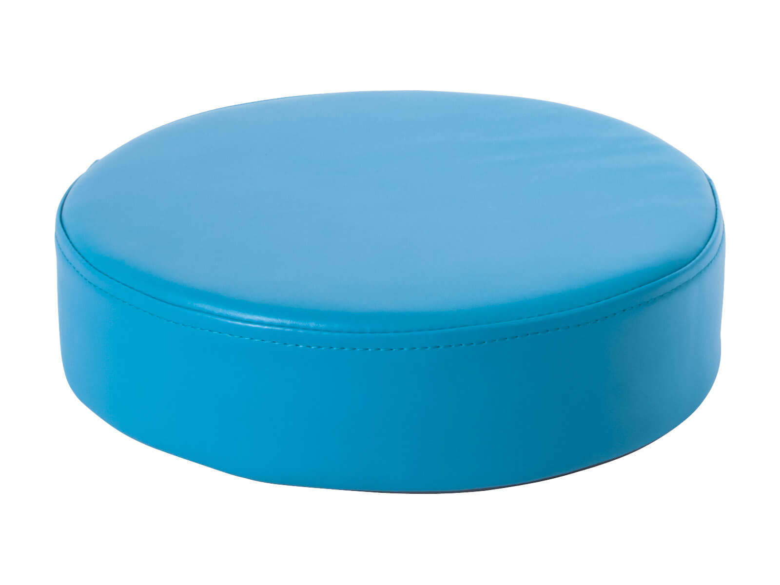 coussin d'assise rond, turquoise