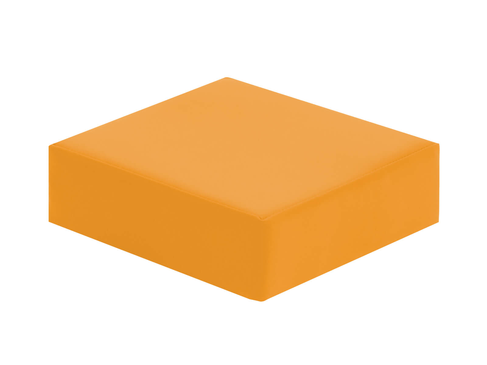 Coussin de siège carré, orange