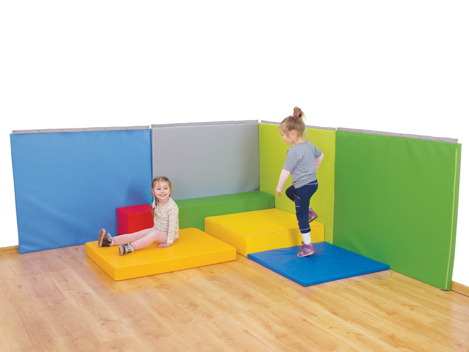 Beschermingsmatras voor muur met ringen 120cm x 100cm x 4cm - verschillende kleuren