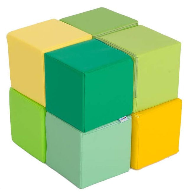 Mini-Schaumstoff-Bausteine als Set 8tlg.