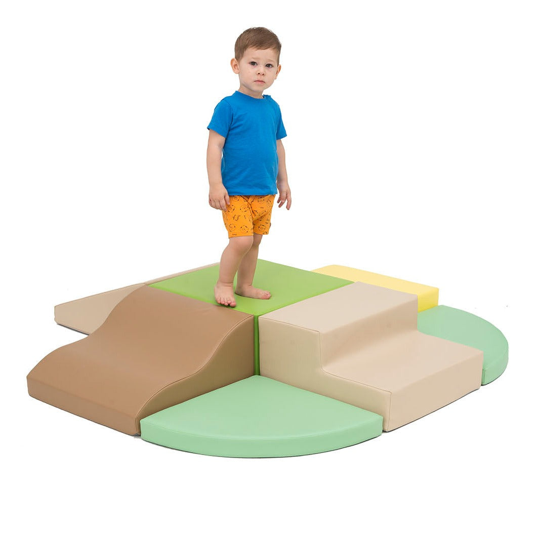 Schaumstoff-Podest Island Natur als Set