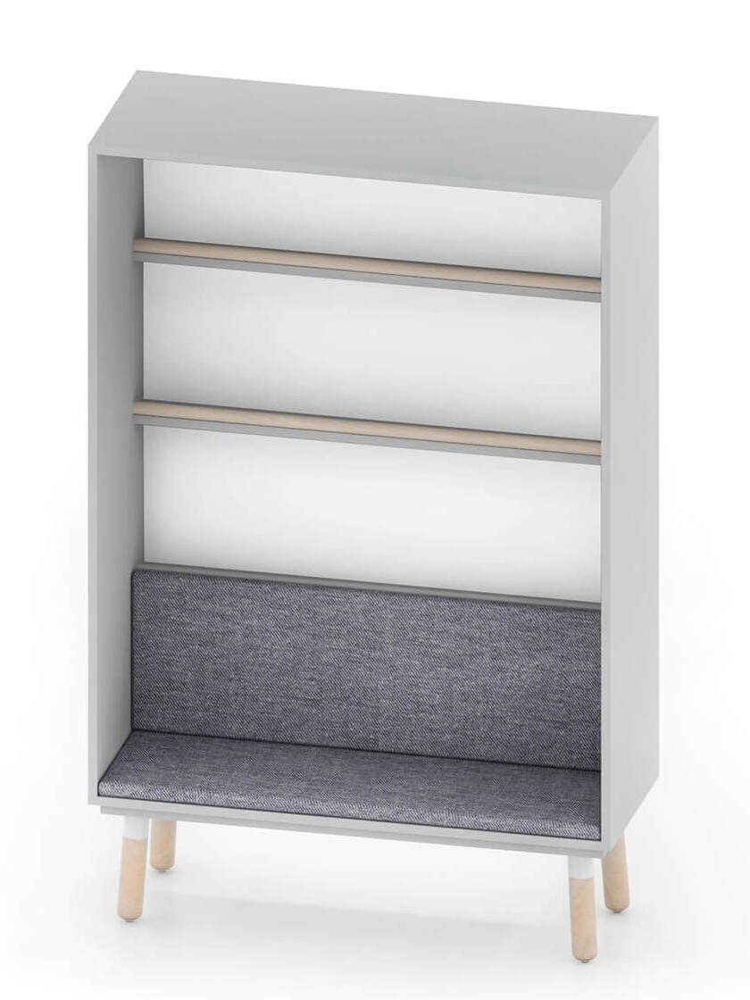 Bibliothèque / coin lecture avec matelas - série TAB