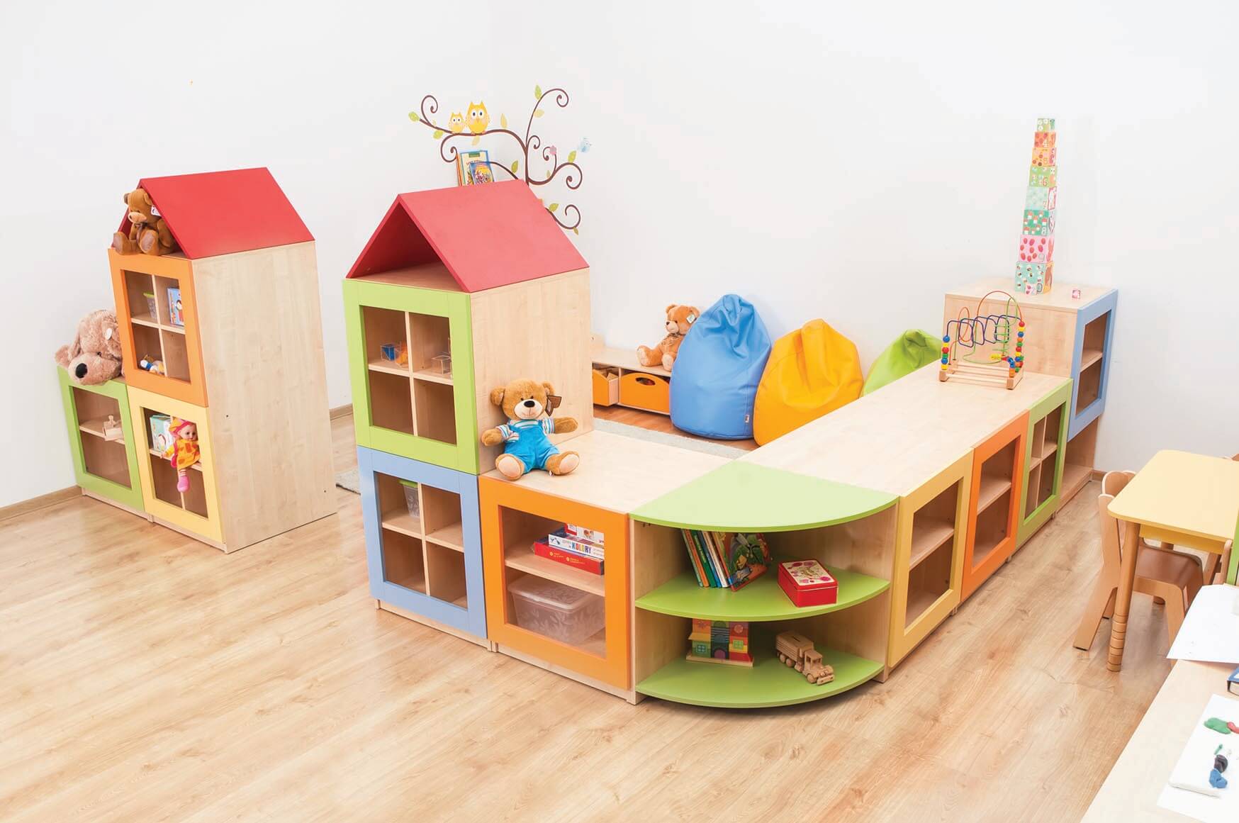 Ruimtescheider configureerbaar - Huisjeserie