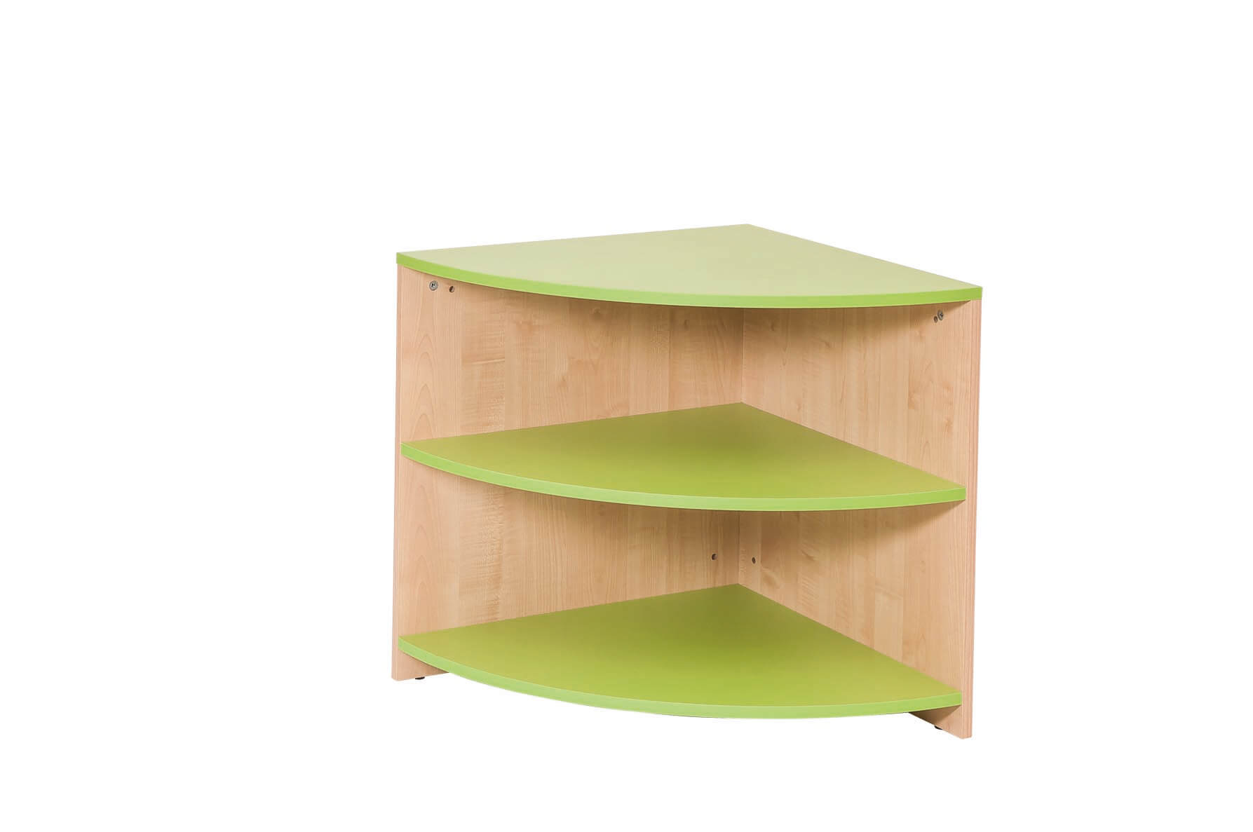 Kleine hoekplank groen - Ruimteverdeler-huisjeserie