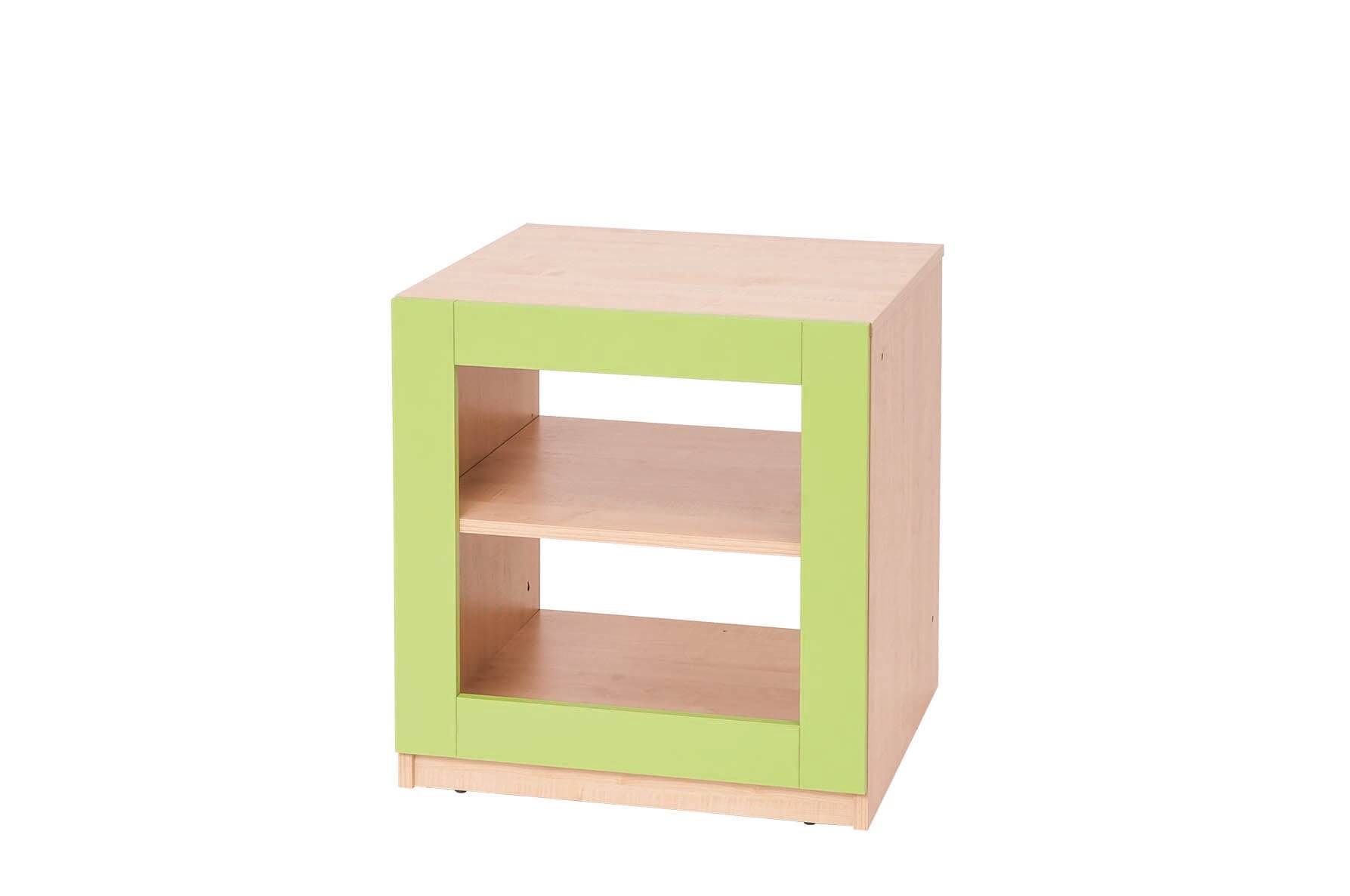 Kleine groene plank - Huisjes-scheidingswandserie