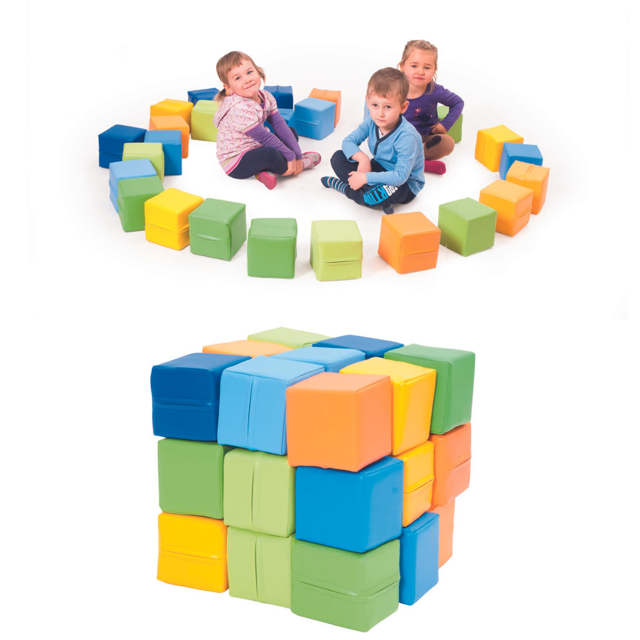 Cubes de mousse 27 cubes