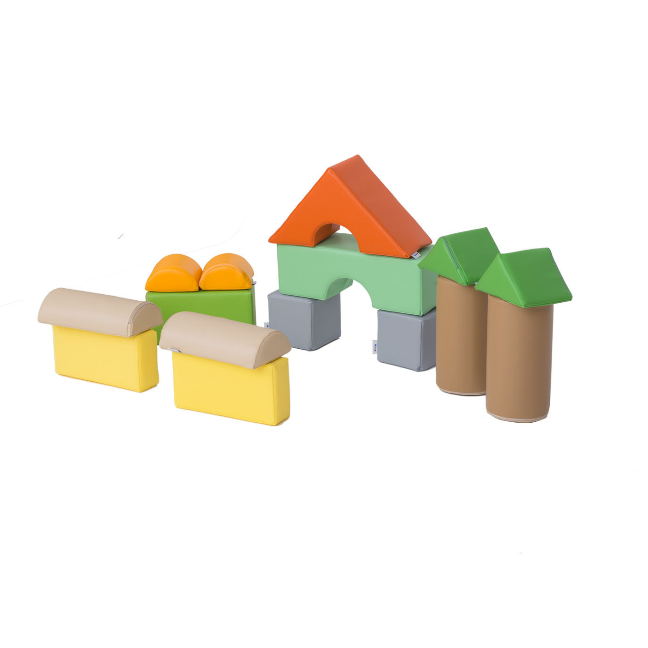 Mini-schuimstenen - 15 stuks.