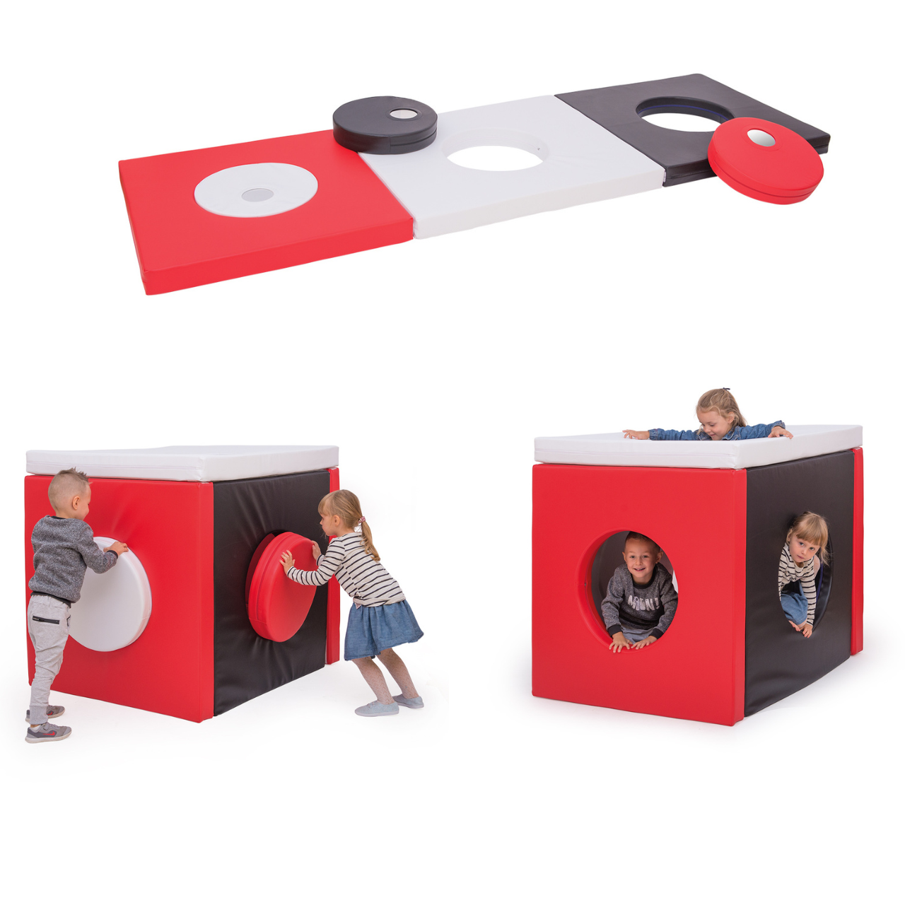 Spiegelhuis van schuimrubber 120cm x 100cm x 110 cm